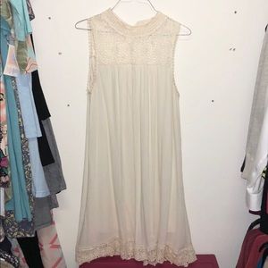 Ivory Crochet Dress